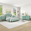 American Style 3-Drawer Vertical Chest Cabinet with Golden Handle for bedroom, living room