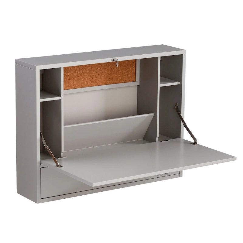 Wall-mounted Folding Laptop Desk