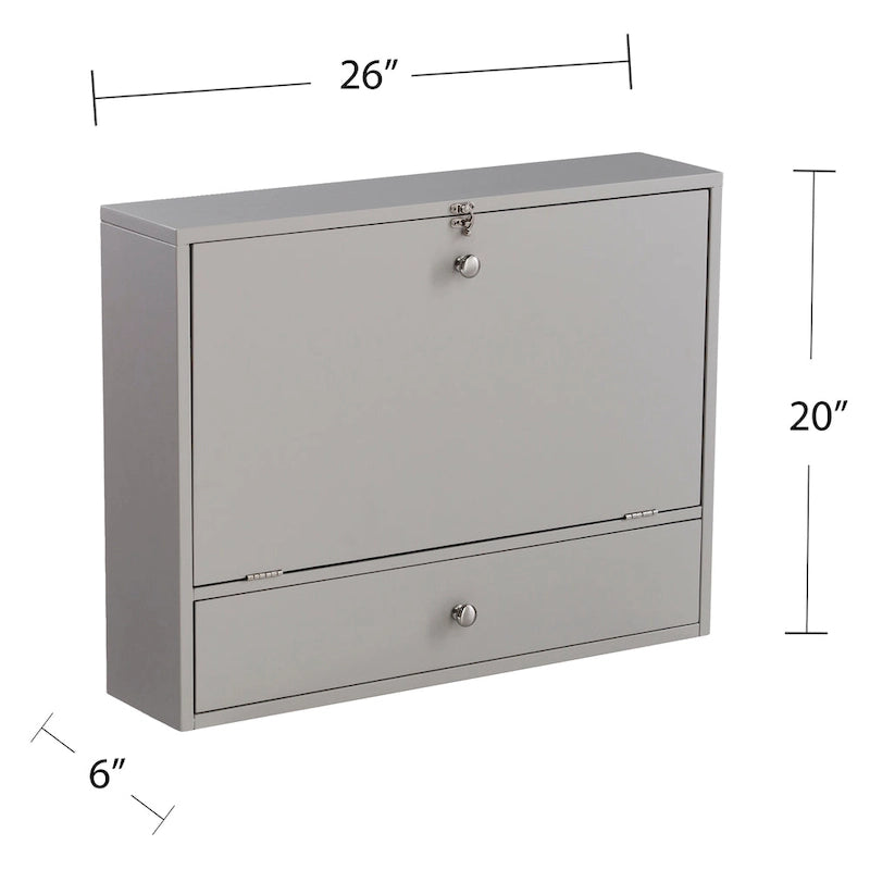 Wall-mounted Folding Laptop Desk