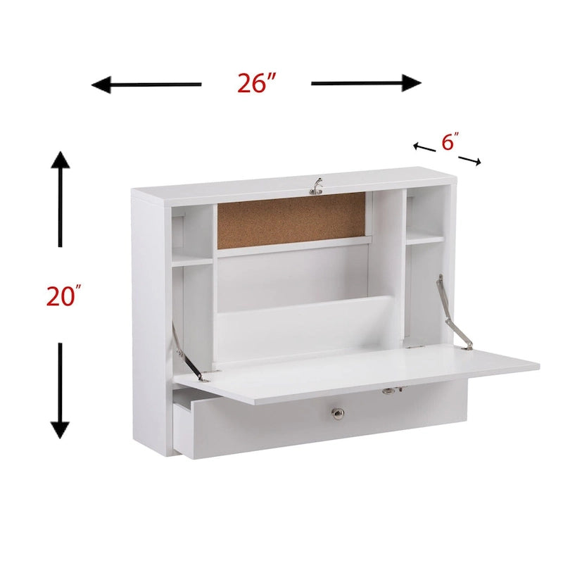 Wall-mounted Folding Laptop Desk