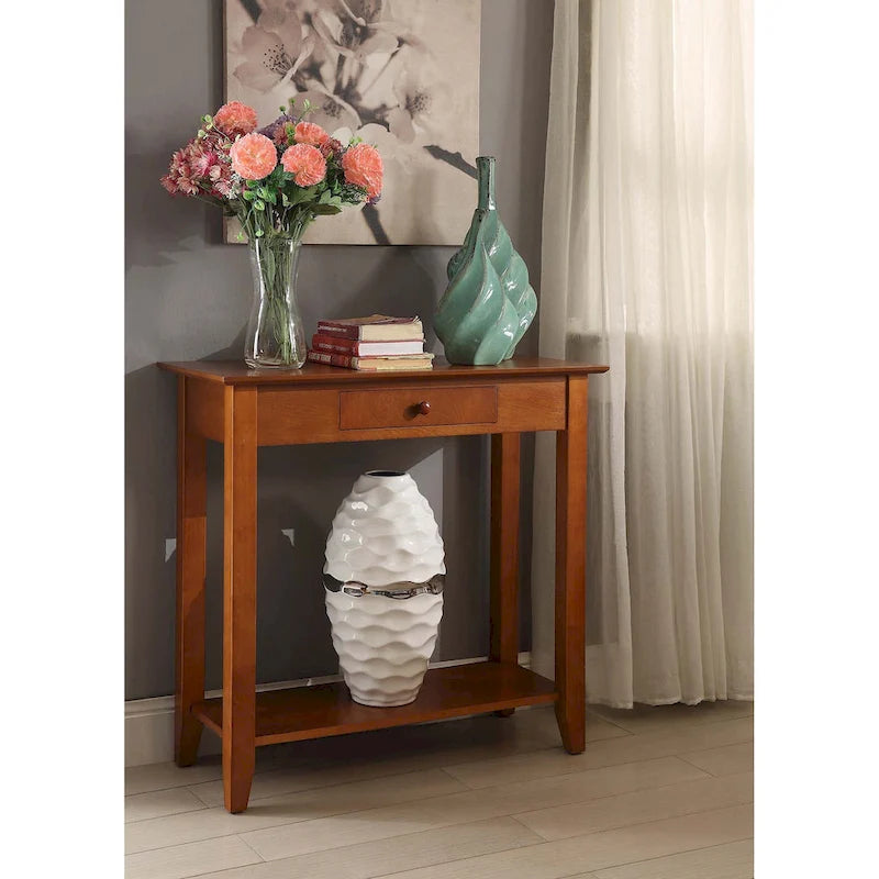 1 Drawer Hall Table with Shelf