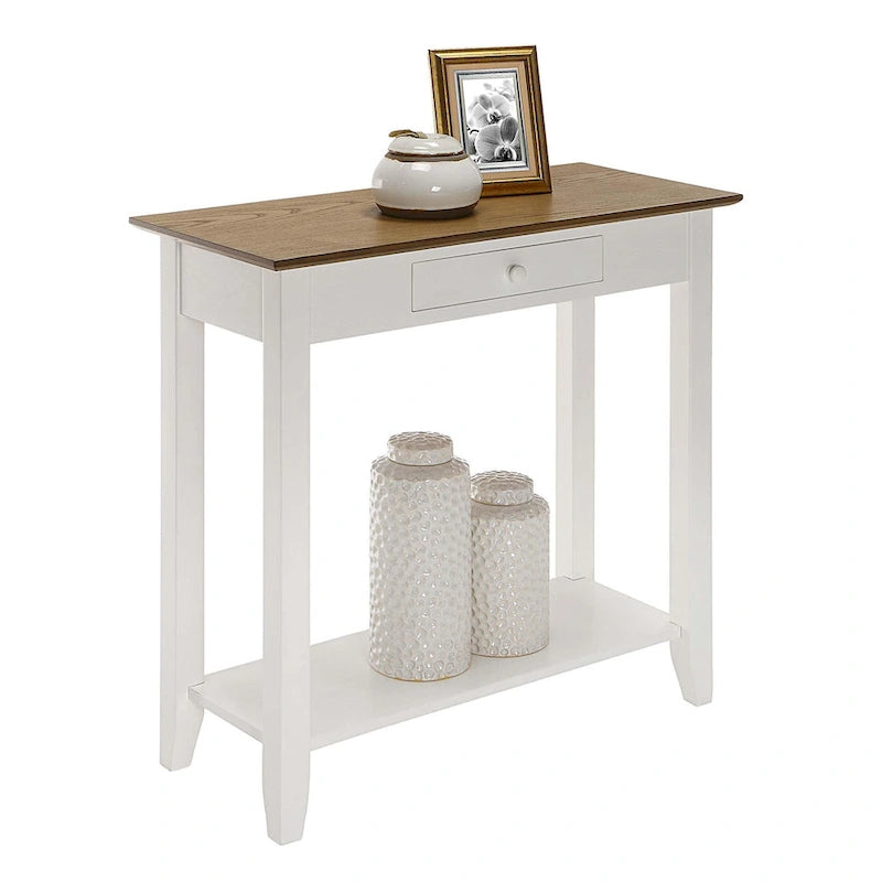 1 Drawer Hall Table with Shelf