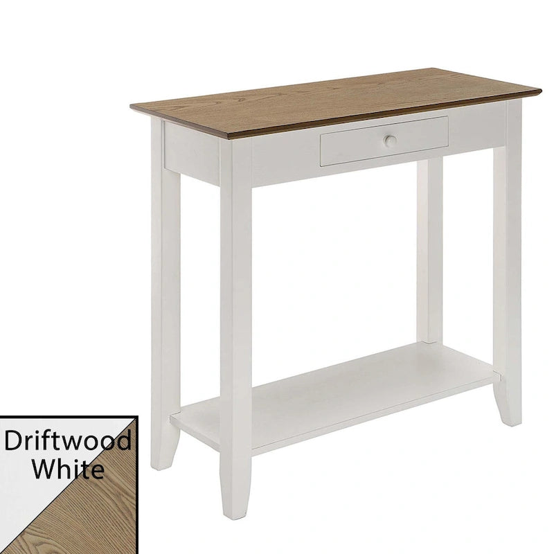 1 Drawer Hall Table with Shelf