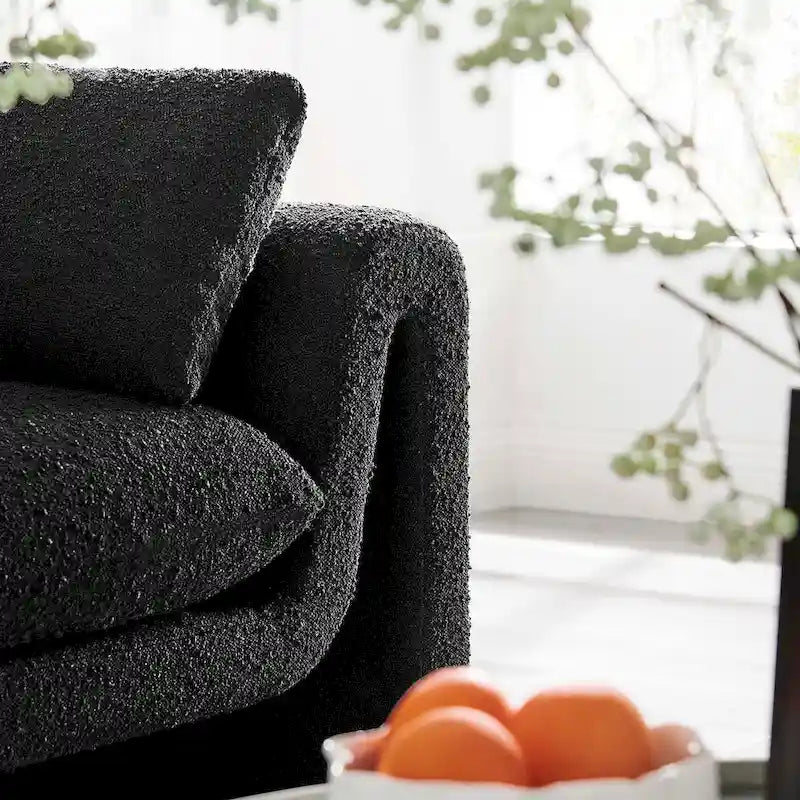 Boucle Fabric Sofa