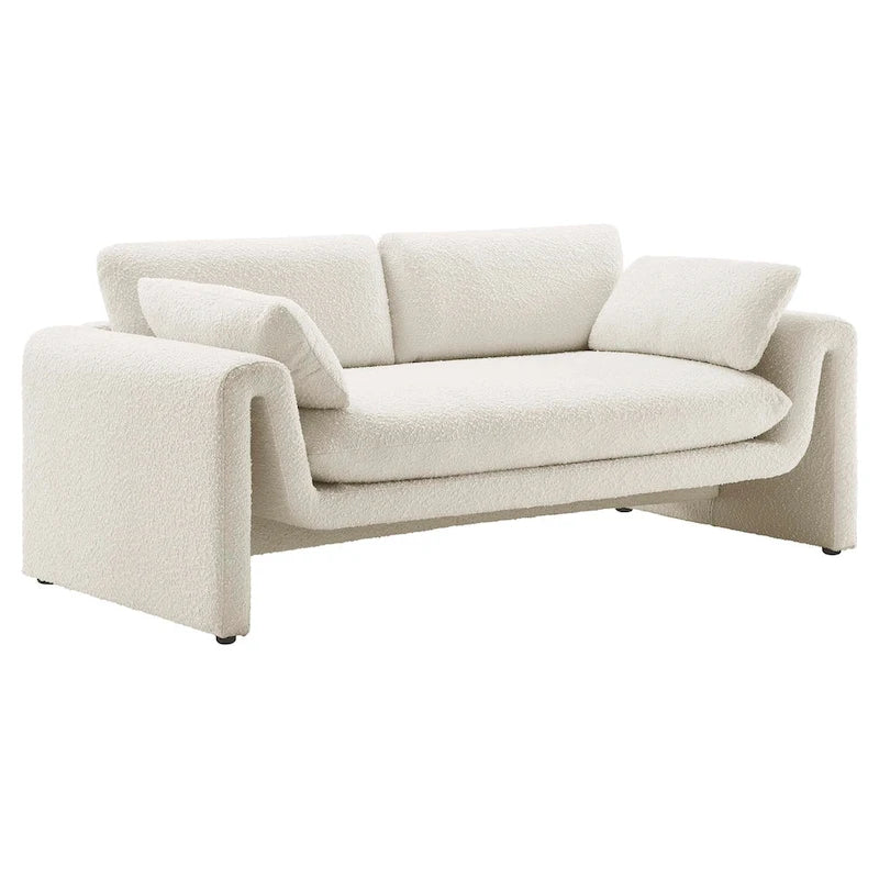 Boucle Fabric Sofa