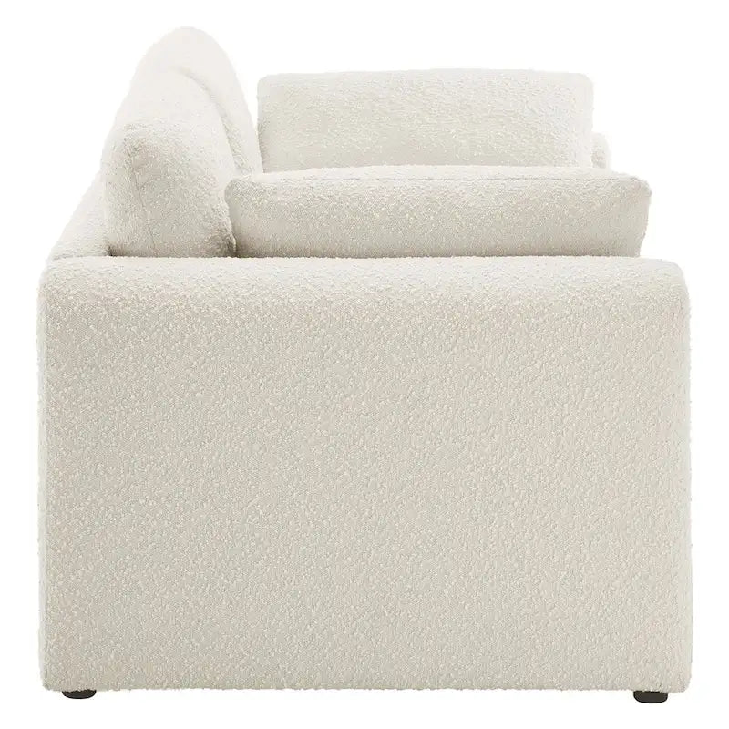 Boucle Fabric Sofa