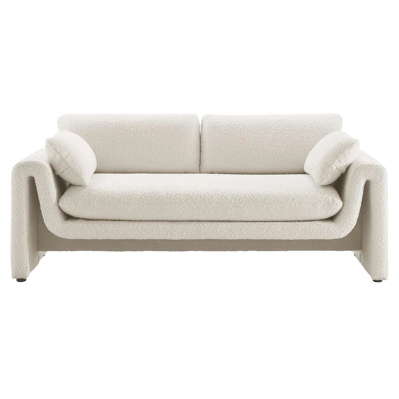 Boucle Fabric Sofa