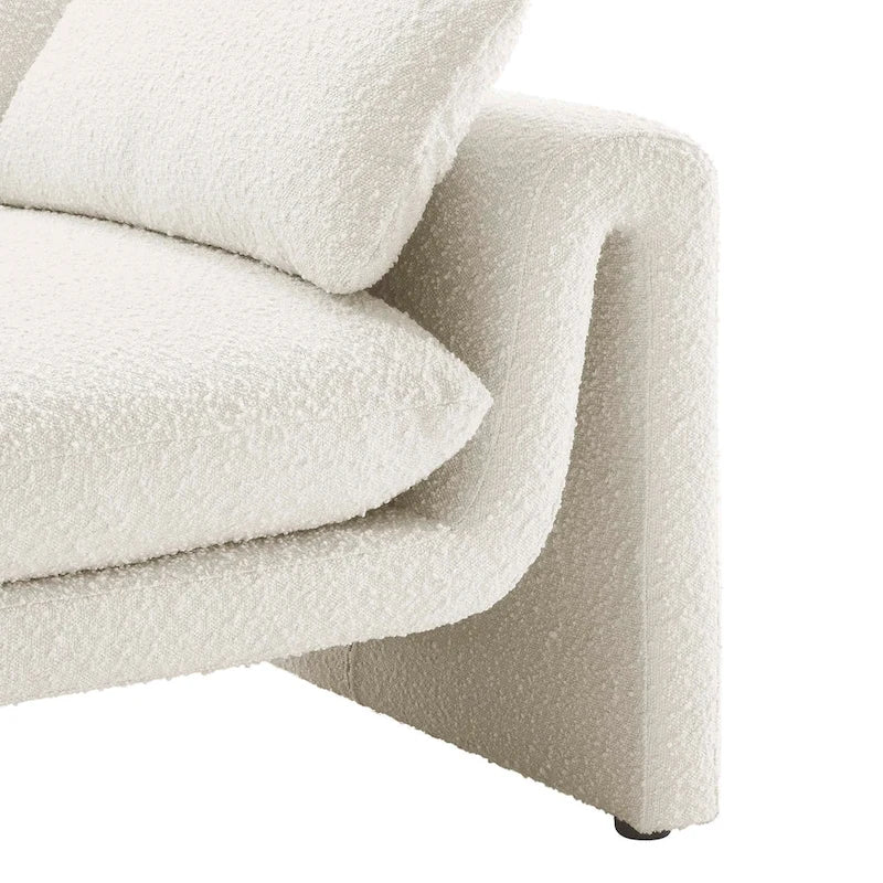 Boucle Fabric Sofa