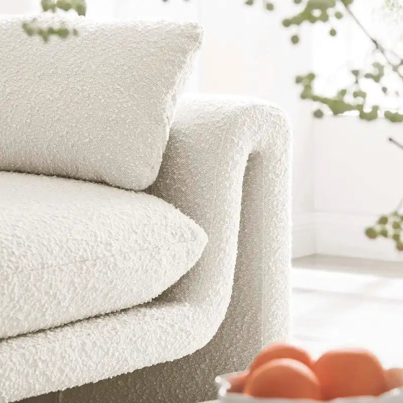 Boucle Fabric Sofa