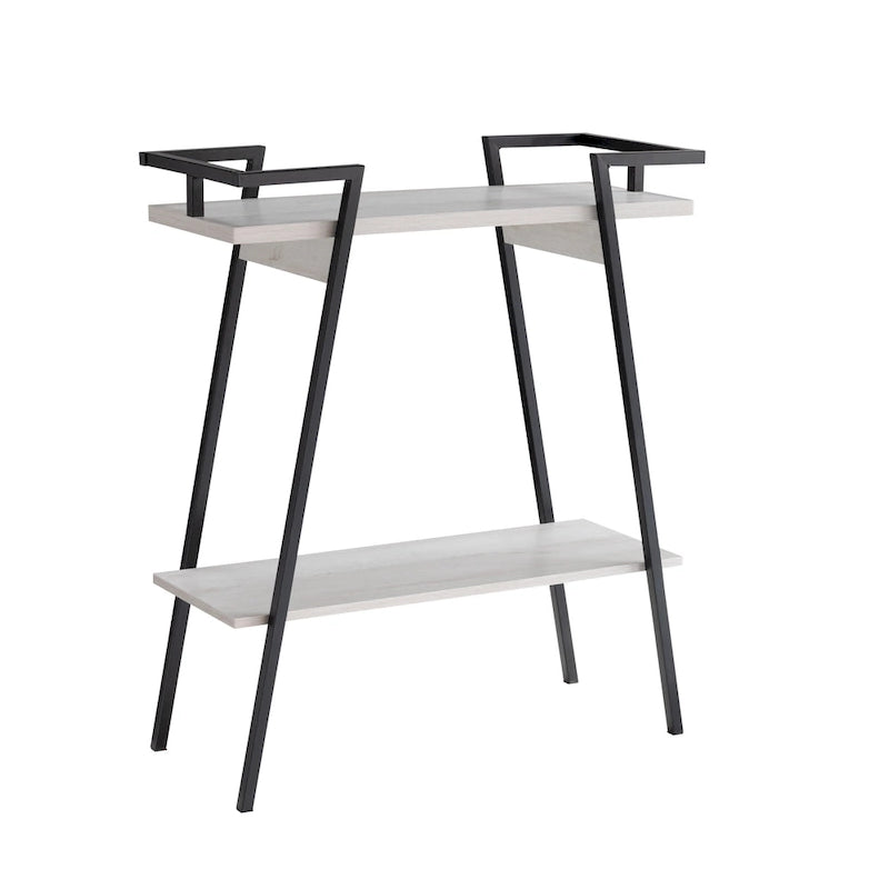 31-inch Metal Two-tier Console Table