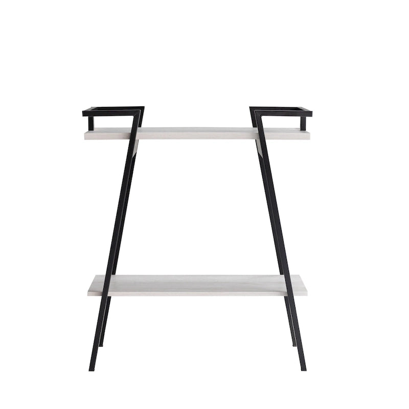 31-inch Metal Two-tier Console Table