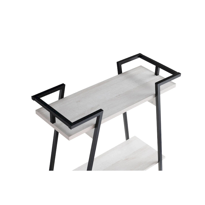 31-inch Metal Two-tier Console Table