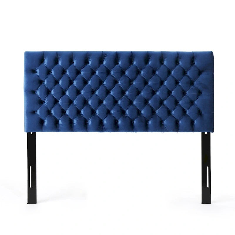 Adjustable Velvet Headboard by