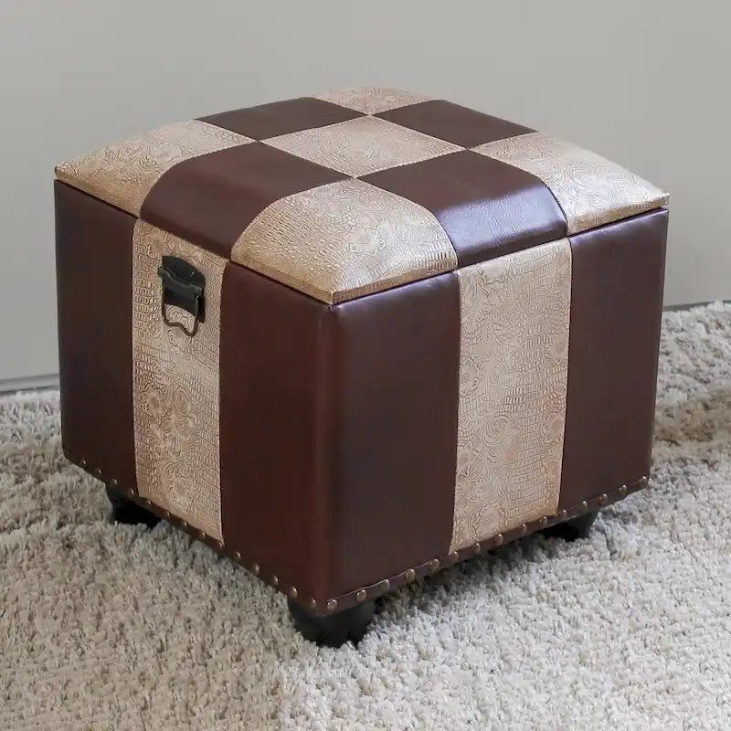 Square Storage Ottoman