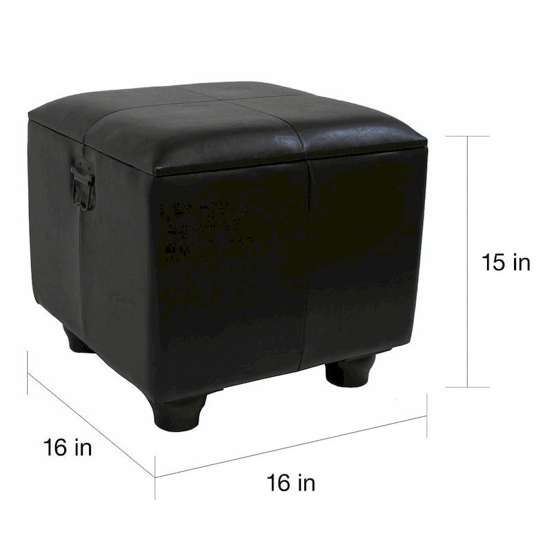 Square Storage Ottoman