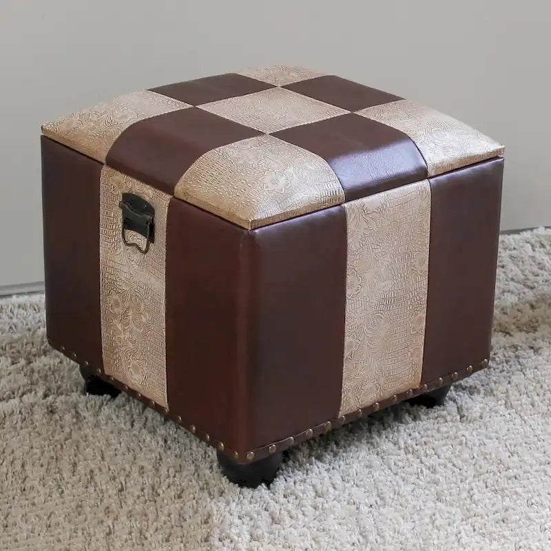 Square Storage Ottoman