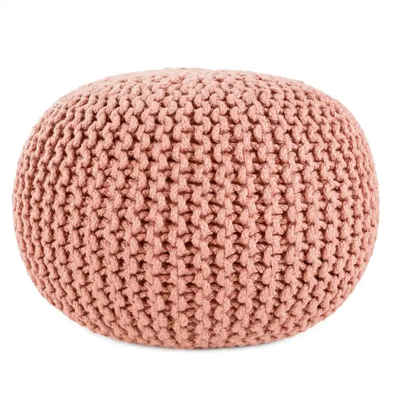 Indoor and Outdoor Round Pouf - 20X20X14