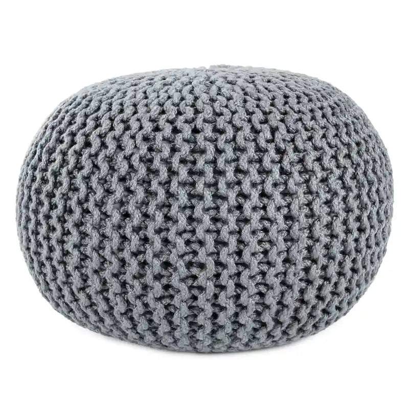 Indoor and Outdoor Round Pouf - 20X20X14