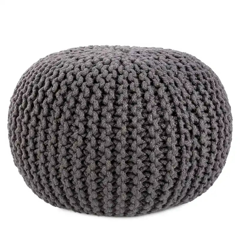Indoor and Outdoor Round Pouf - 20X20X14