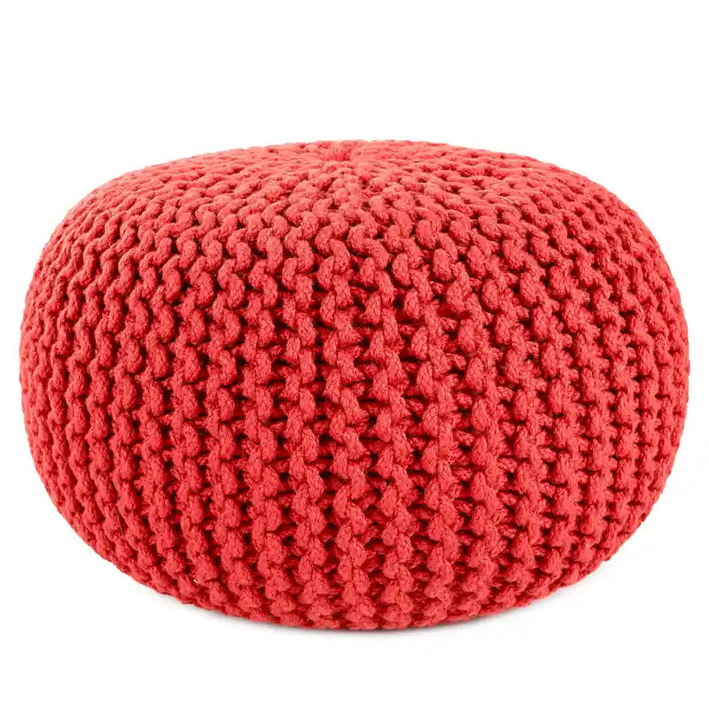 Indoor and Outdoor Round Pouf - 20X20X14