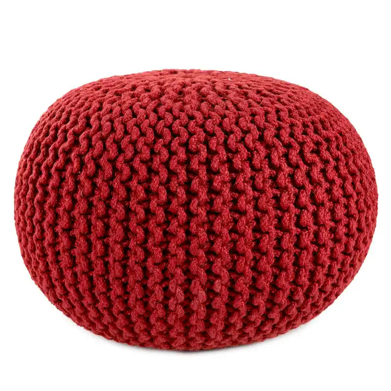 Indoor and Outdoor Round Pouf - 20X20X14