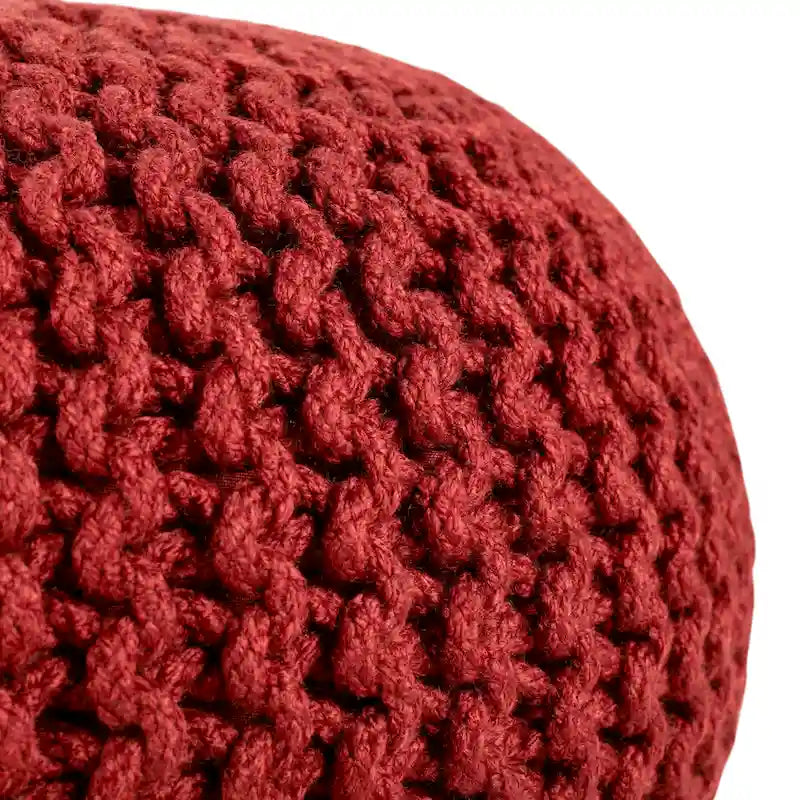 Indoor and Outdoor Round Pouf - 20X20X14