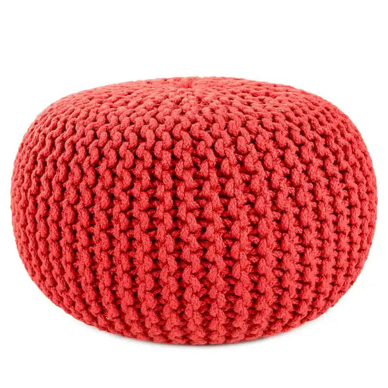 Indoor and Outdoor Round Pouf - 20X20X14
