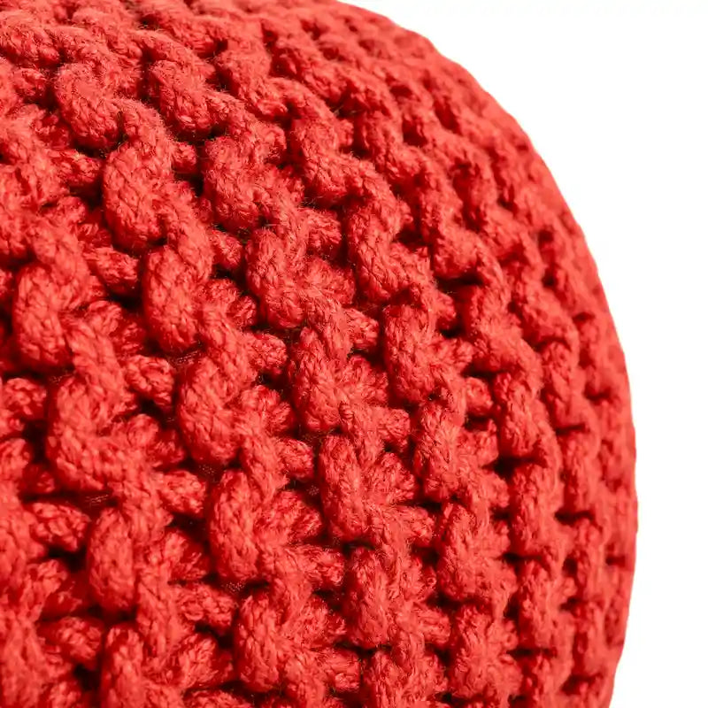 Indoor and Outdoor Round Pouf - 20X20X14