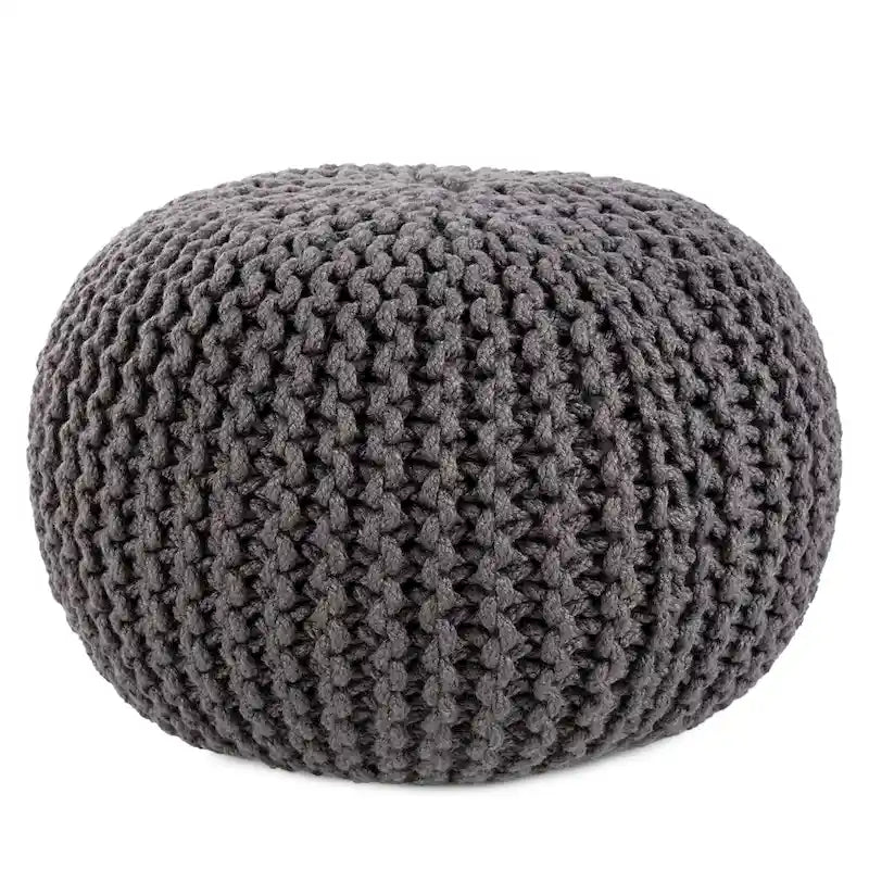 Indoor and Outdoor Round Pouf - 20X20X14