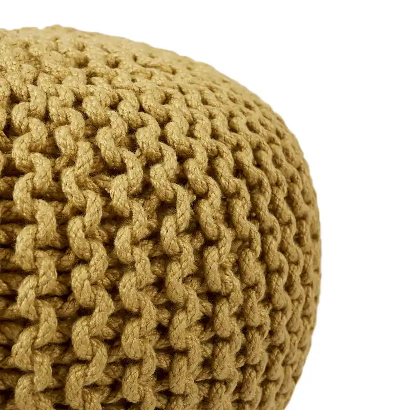 Indoor and Outdoor Round Pouf - 20X20X14