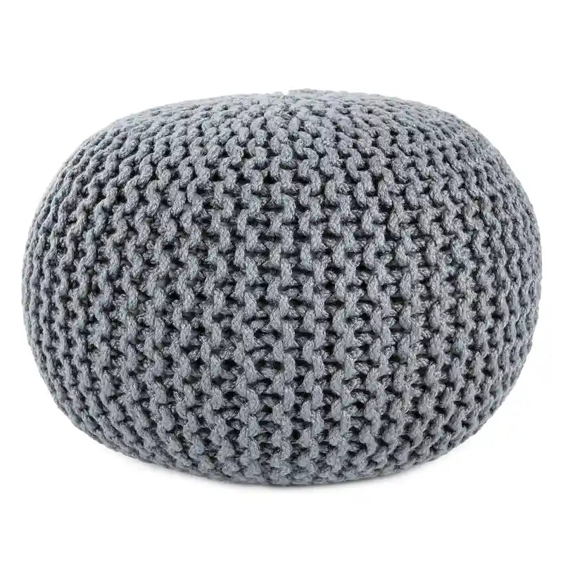 Indoor and Outdoor Round Pouf - 20X20X14