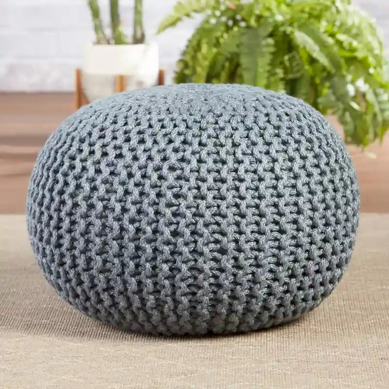 Indoor and Outdoor Round Pouf - 20X20X14