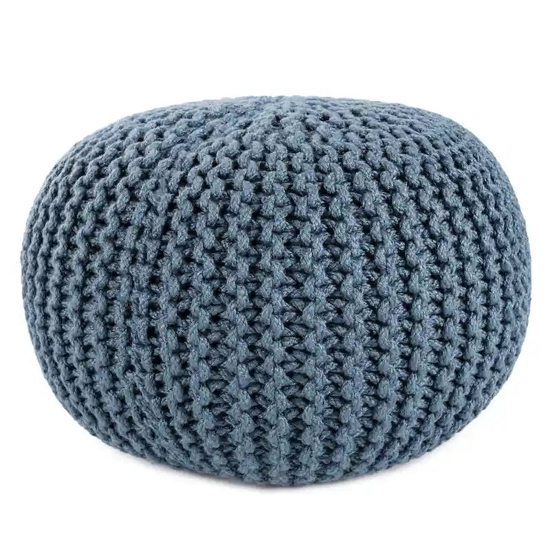 Indoor and Outdoor Round Pouf - 20X20X14