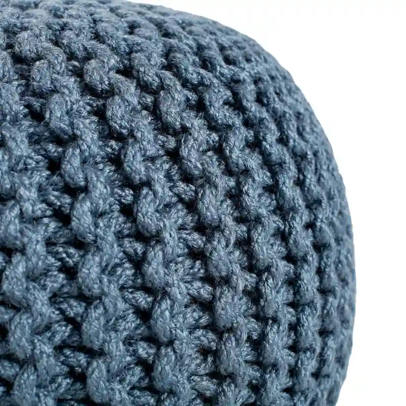 Indoor and Outdoor Round Pouf - 20X20X14