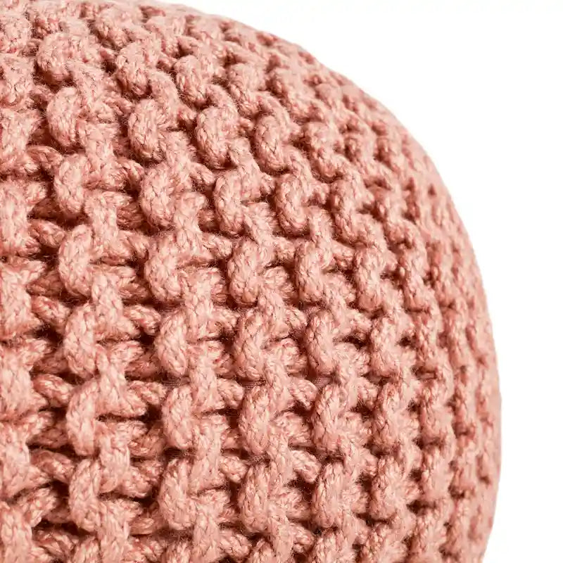 Indoor and Outdoor Round Pouf - 20X20X14
