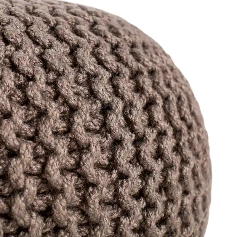 Indoor and Outdoor Round Pouf - 20X20X14