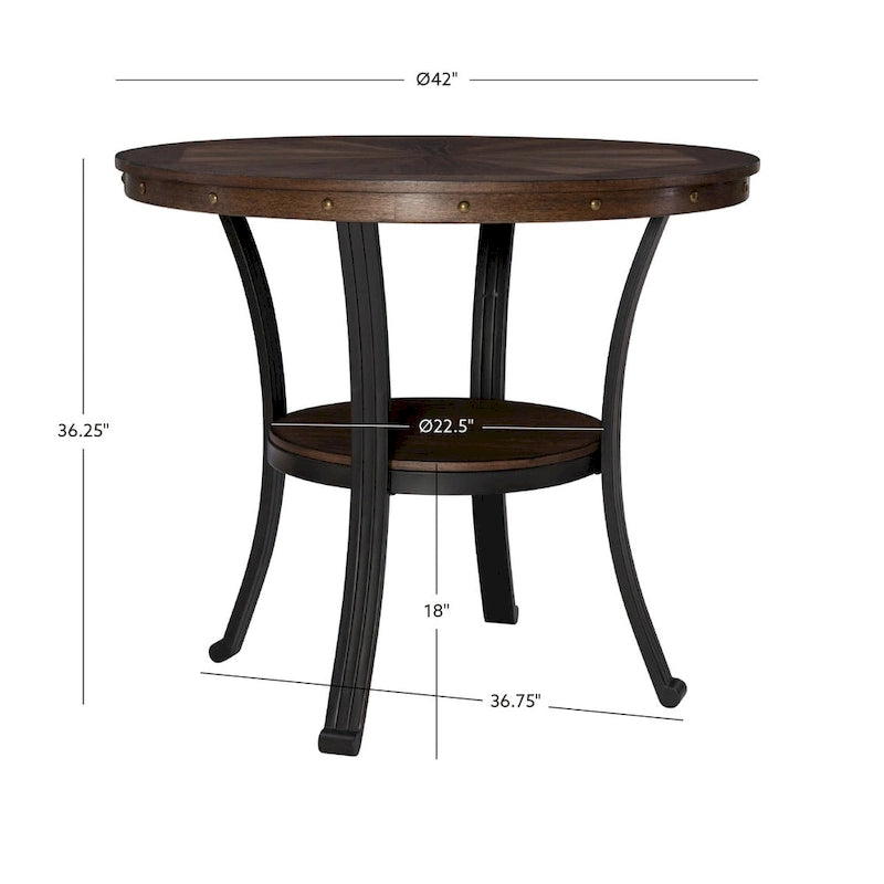 Industrial Round Counter Table