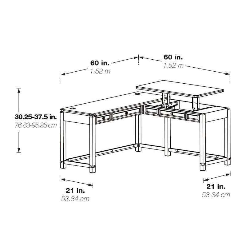 48 Sit-to-Stand Lift Desk