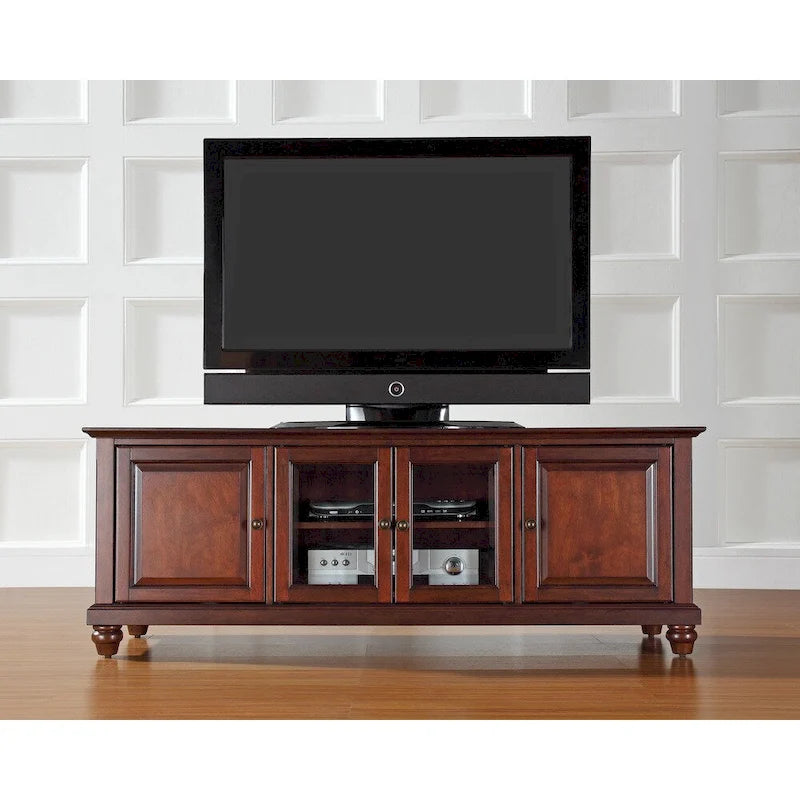 Vintage Mahogany Finish 60-inch Low Profile TV Stand