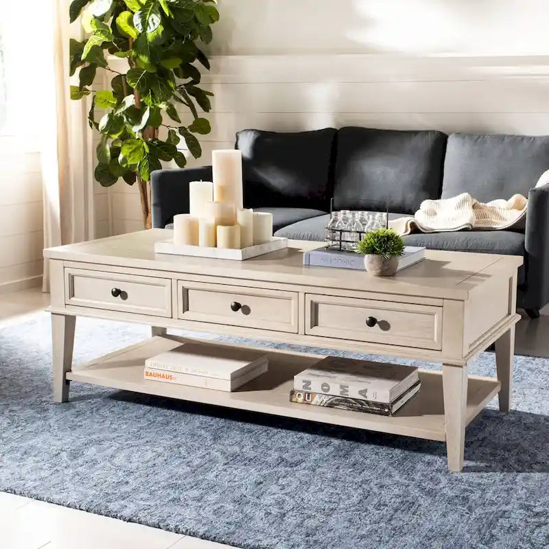 Sepia Traditional Rectangle Coffee Table - 54 x 23.6 x 19.3 - 54Wx24Dx19H