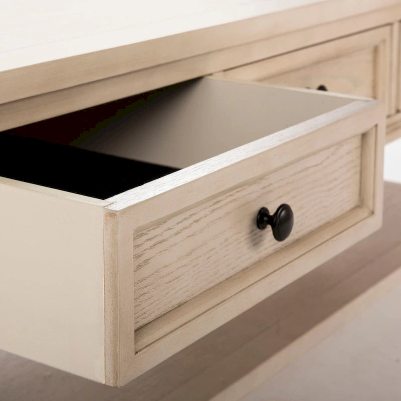 Sepia Traditional Rectangle Coffee Table - 54 x 23.6 x 19.3 - 54Wx24Dx19H