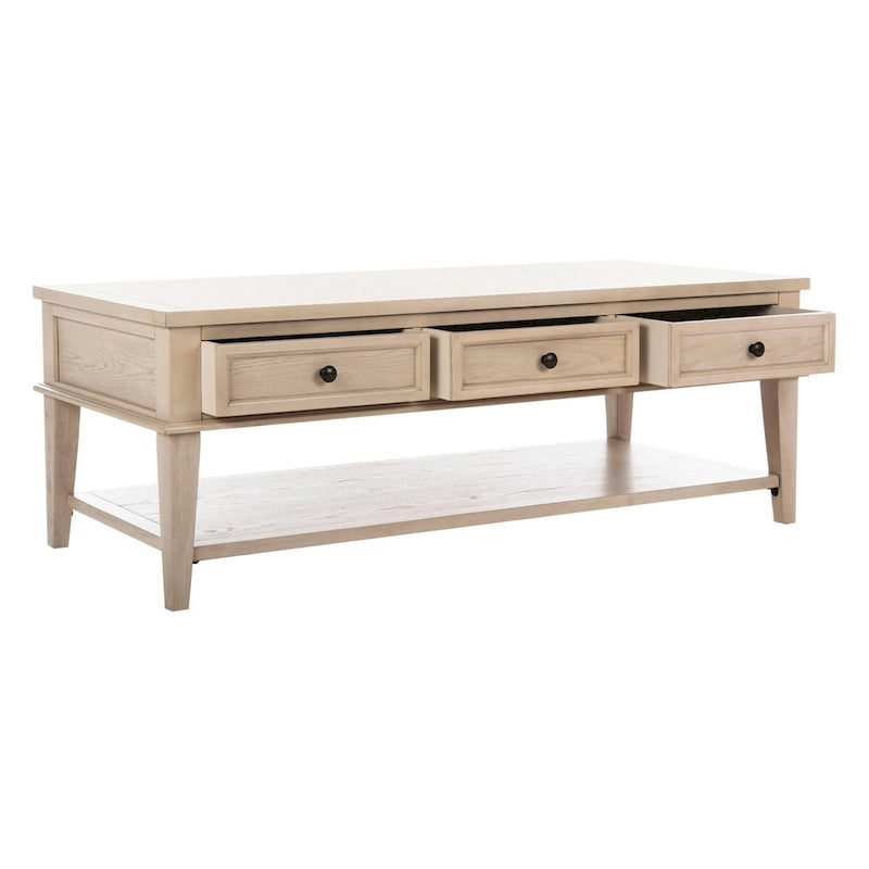 Sepia Traditional Rectangle Coffee Table - 54 x 23.6 x 19.3 - 54Wx24Dx19H