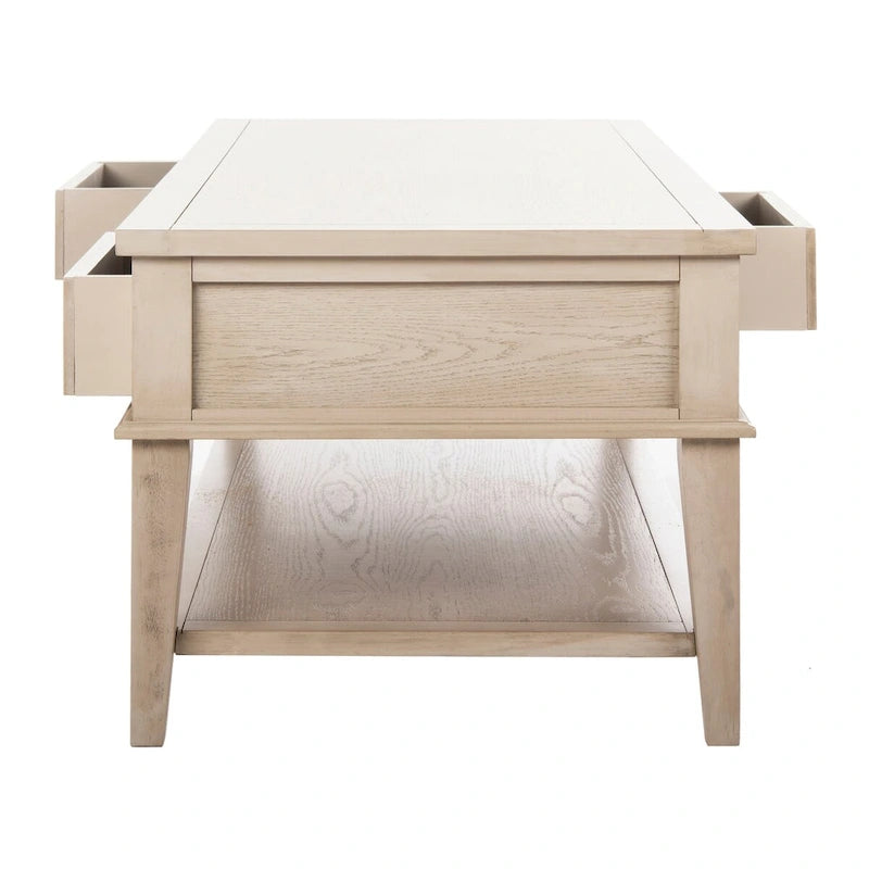 Sepia Traditional Rectangle Coffee Table - 54 x 23.6 x 19.3 - 54Wx24Dx19H