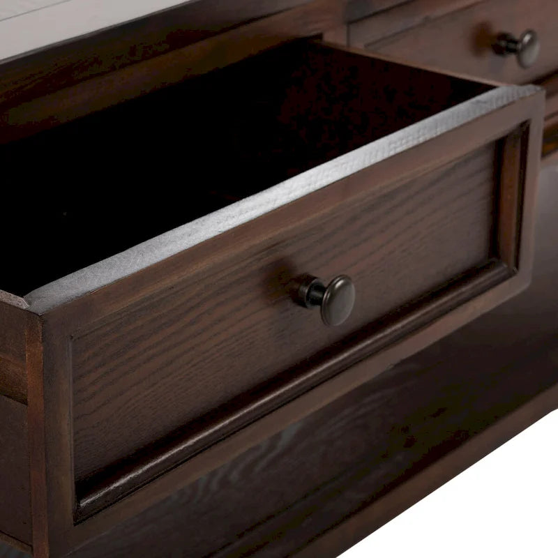 Sepia Traditional Rectangle Coffee Table - 54 x 23.6 x 19.3 - 54Wx24Dx19H