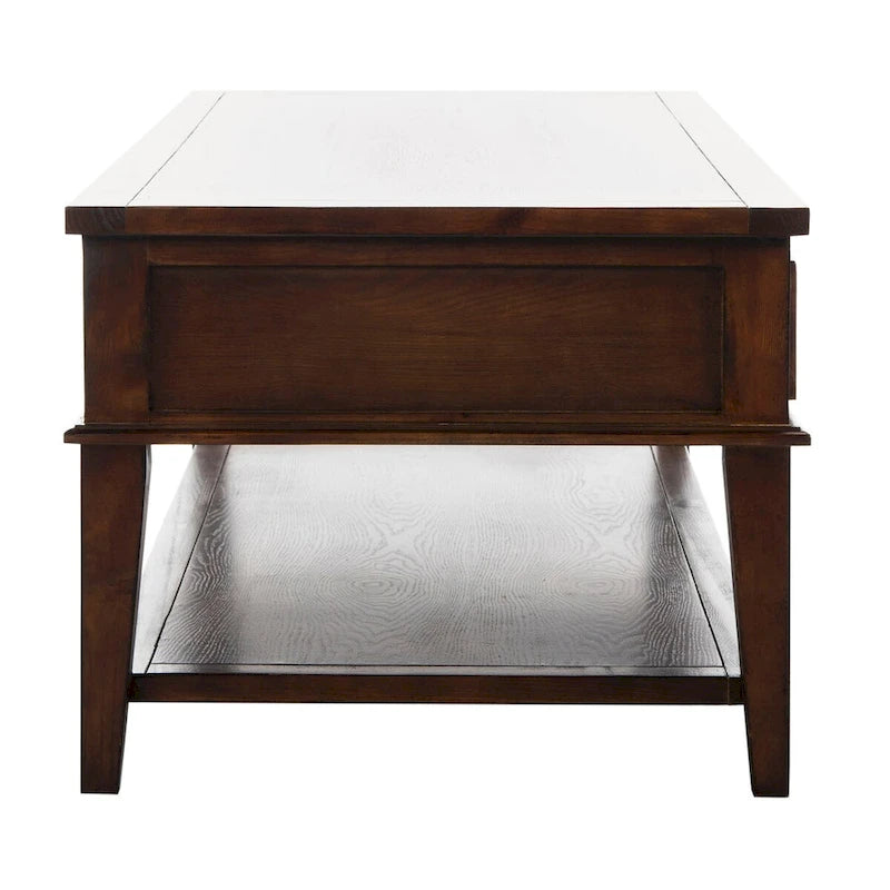 Sepia Traditional Rectangle Coffee Table - 54 x 23.6 x 19.3 - 54Wx24Dx19H