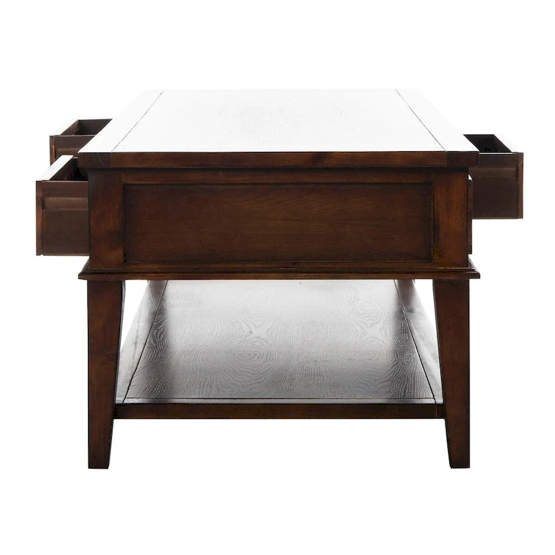 Sepia Traditional Rectangle Coffee Table - 54 x 23.6 x 19.3 - 54Wx24Dx19H