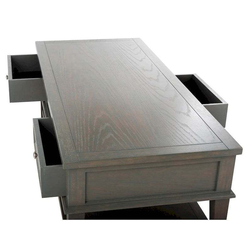 Sepia Traditional Rectangle Coffee Table - 54 x 23.6 x 19.3 - 54Wx24Dx19H