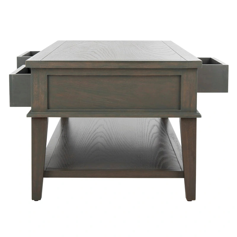 Sepia Traditional Rectangle Coffee Table - 54 x 23.6 x 19.3 - 54Wx24Dx19H