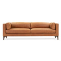93 Sofa in Cognac Tan - Full Grain Genuine Italian Leather
