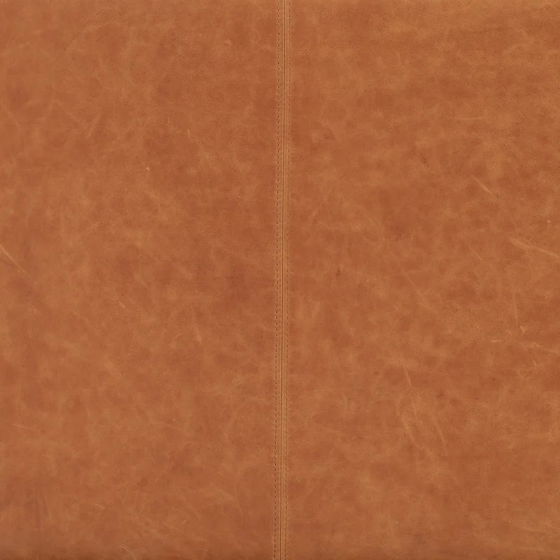93 Sofa in Cognac Tan - Full Grain Genuine Italian Leather
